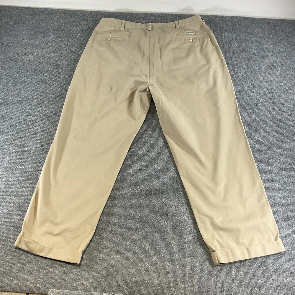 Vintage Polo Ralph Lauren Pleated Chino Pants Mens 40x30 Khaki Classic Fit VTG